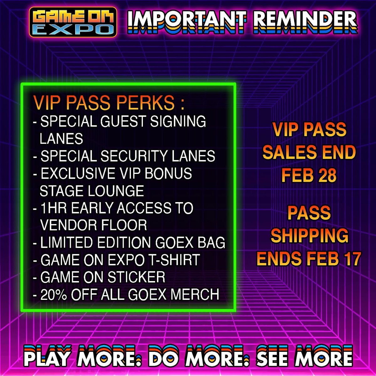 Game On Expo tweet media