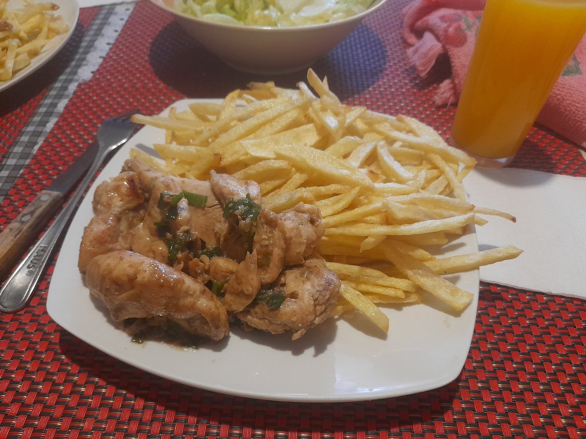 Papitas con pollo