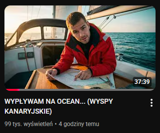 xEndreQ's tweet photo. Jakub Patecki (patecwariatec) będzie chciał przepłynąć cały ocean żaglówką ale przed tym będzie trenował i przygotował się w mniejszych obszarach, zaczyna od wysp kanaryjskich.

Naprawdę szanuję go za to jakie materiały kładzie na YT.

#patec #ekipa #patecwariatec #patecki https://t.co/zBtJirwxdC