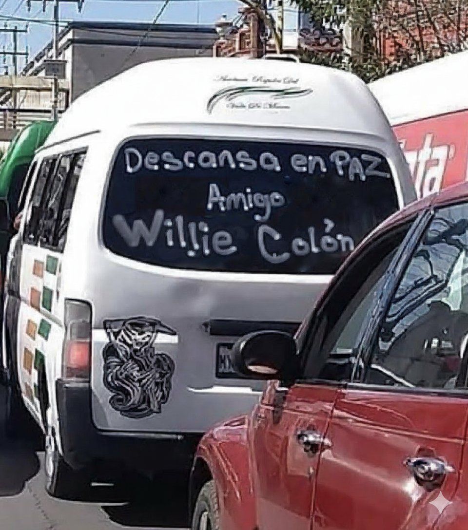 TripaTaquito's tweet image. A nombre de todos los salseros del mundo, la ruta Torres Conalep – Pantitlán Bordo Xochiaca lamenta profundamente la partida del licenciado Willie Colón, RIP en INRI 🕊️