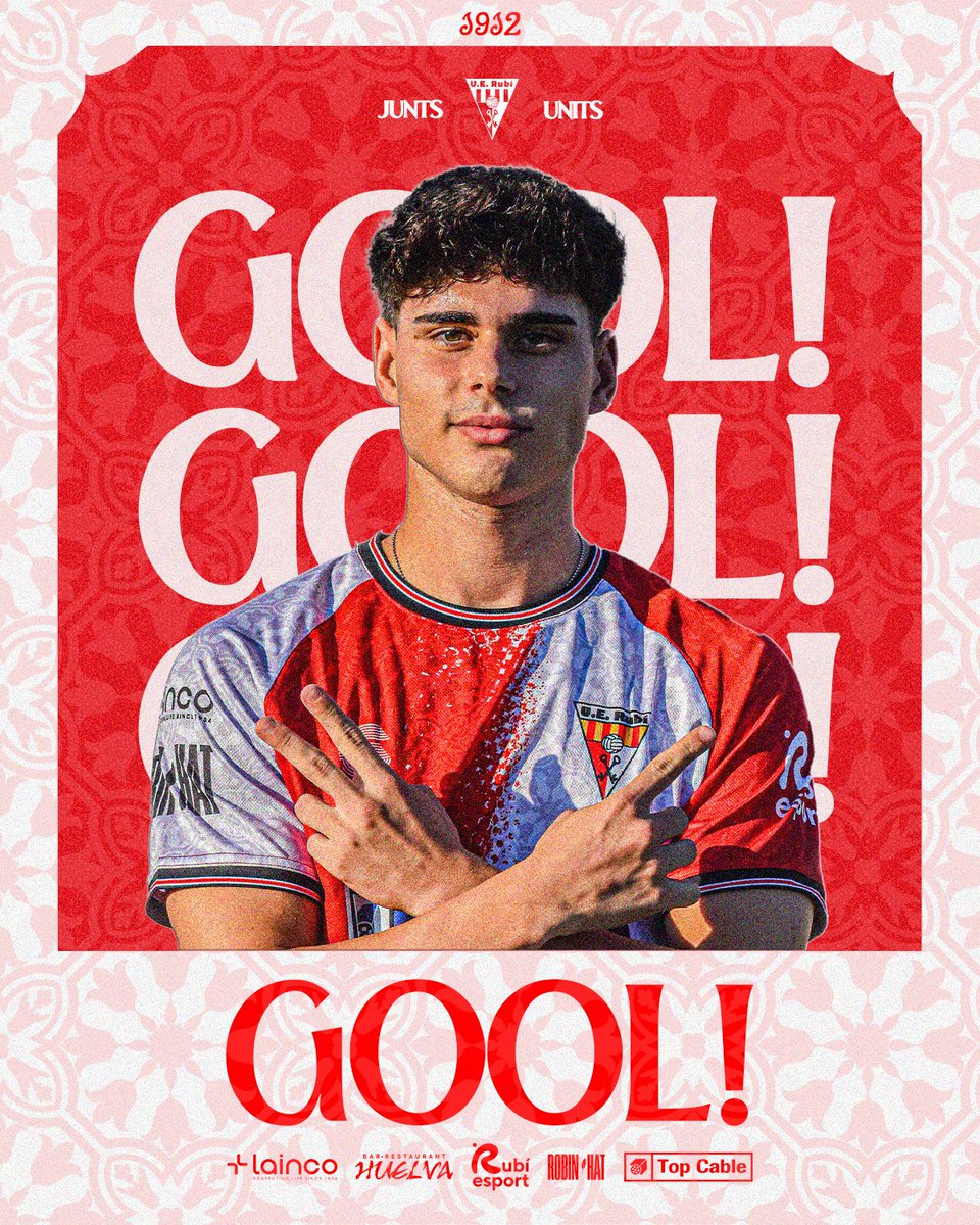 UERubi's tweet photo. 45’ | ¡GOOOOOOOOL DEL RUBÍ! ¡GOOOOOOOOOOOOOOOOOL DE SERGIO REY! (0-2) 💥💥💥💥💥 https://t.co/Dj2HbevU3h