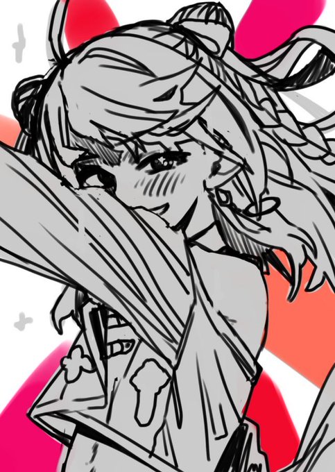 花海咲季のラフです 