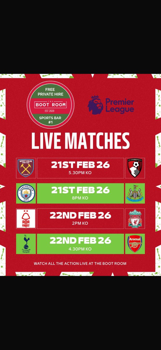 The Boot Room Bar tweet media