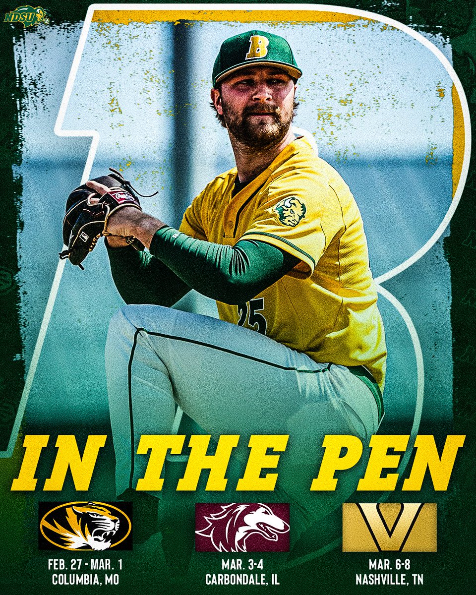NDSUbaseball's tweet photo. A Southern Swing🤘 https://t.co/c0NFNh9InO