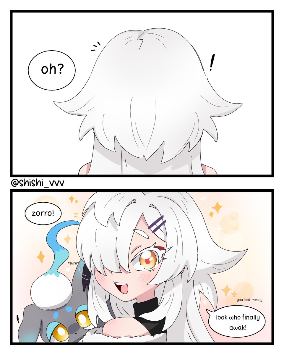 Oh?, new look for shiro?

#zorua 
#zoroark