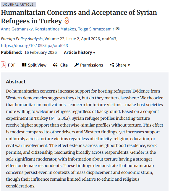 Foreign Policy Analysis (FPA) Journal tweet media
