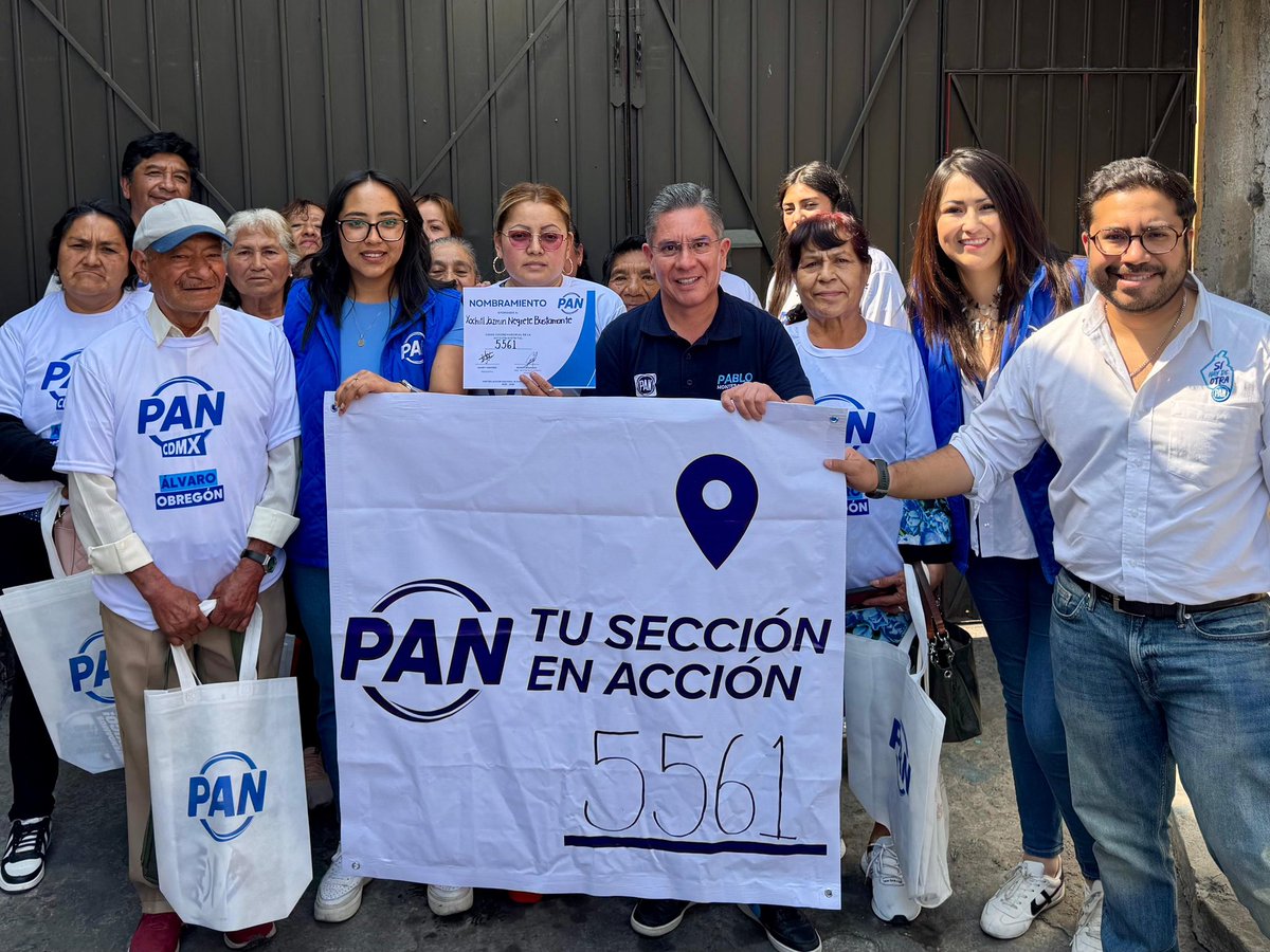 Con la presidenta <a href="/OrdonezJhanet/">Jhanet Ordoñez</a>, instalamos los Comités Seccionales en Lomas de la Era, Lomas de Chamontoya y Paraje El Caballito. #TuSecciónEnAcción🔵

En Álvaro Obregón, ¡seguimos avanzando para consolidar nuestra estructura en toda la demarcación!