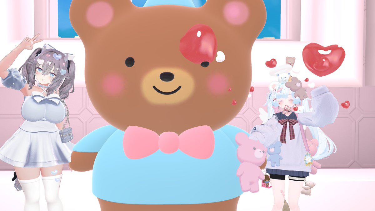 くまちゃんとくまちゃんのお城で遊んだよ このキャラ見てもらったww