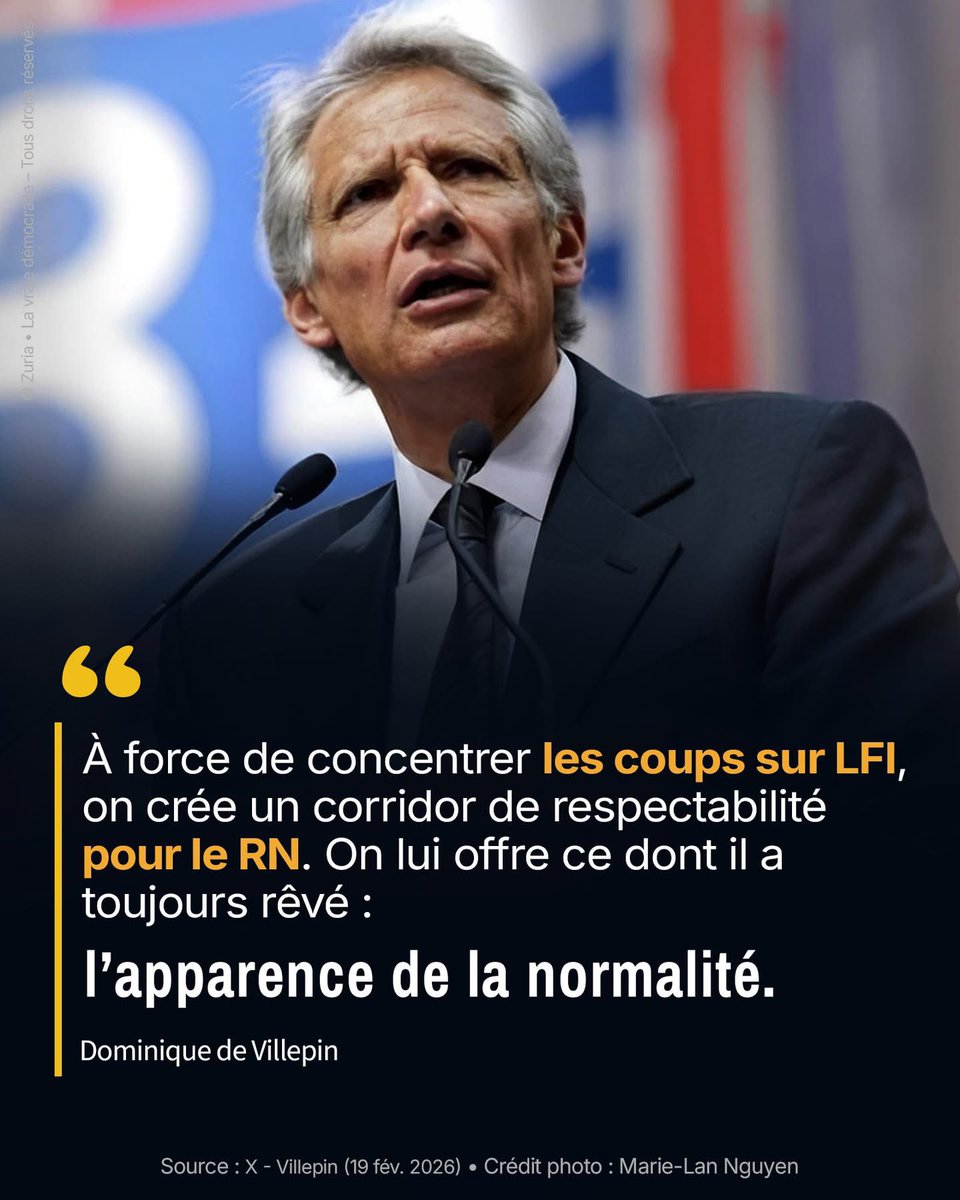 Dixit le vieil employé du Qatar, dont plus aucun Français ne veut,
      <a href="/Villepin/">Dominique de Villepin</a> du balai le fossile.