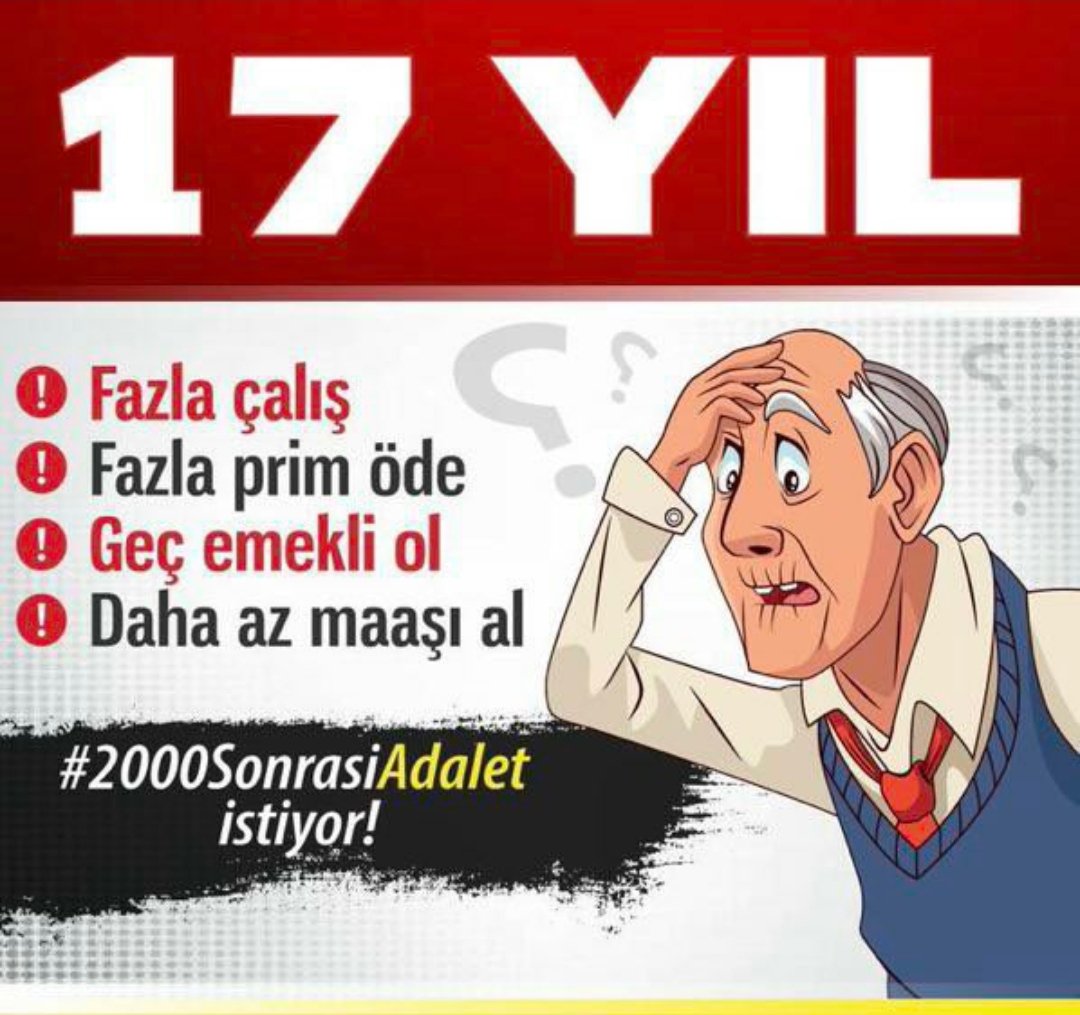 <a href="/MeclisinSesi6/">Meclisin sesi 🏛️</a> Sgk tarihinde Görülmemiş mağduriyet yaşıyoruz ÇÖZÜM KADEME GETİRİLEREK hakkımızın teslim edilmesidir 
Kıyak değil Kademeli Emeklilik istiyoruz 
<a href="/eczozgurozel/">Özgür Özel</a>
<a href="/eczburhan/">Burhanettin Bulut</a>
<a href="/gamzetascier/">Gamze Şengel TAŞCIER</a>
<a href="/nail_ciler/">Nail Çiler</a>
<a href="/cenginyurt52/">Cemal Enginyurt</a>
<a href="/sgirgin48tbmm/">Süleyman Girgin</a>
<a href="/SEVDAERDAN/">Av. Sevda Erdan Kılıç</a>
<a href="/erkbas/">Erkan BAŞ</a>
#VakitKademeVakti
#PrimEsaslıKademe