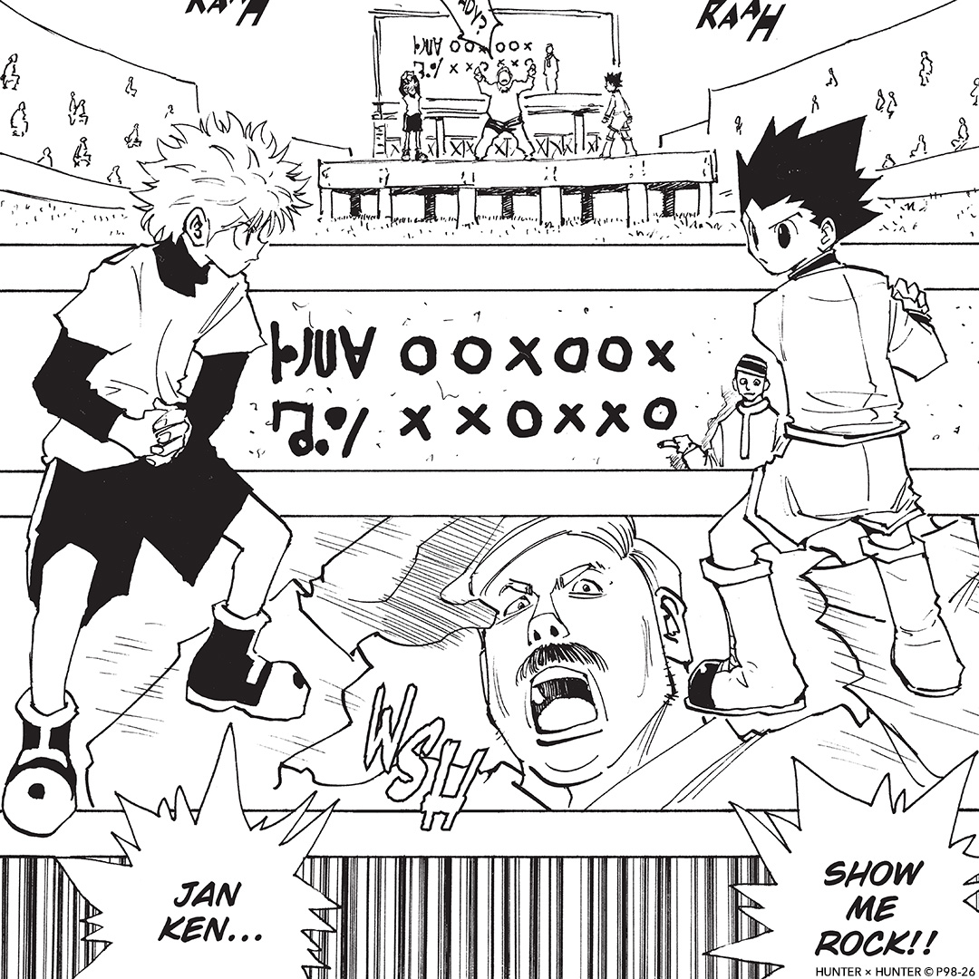 This becomes more than a game for Gon (via Hunter x Hunter (3-in-1