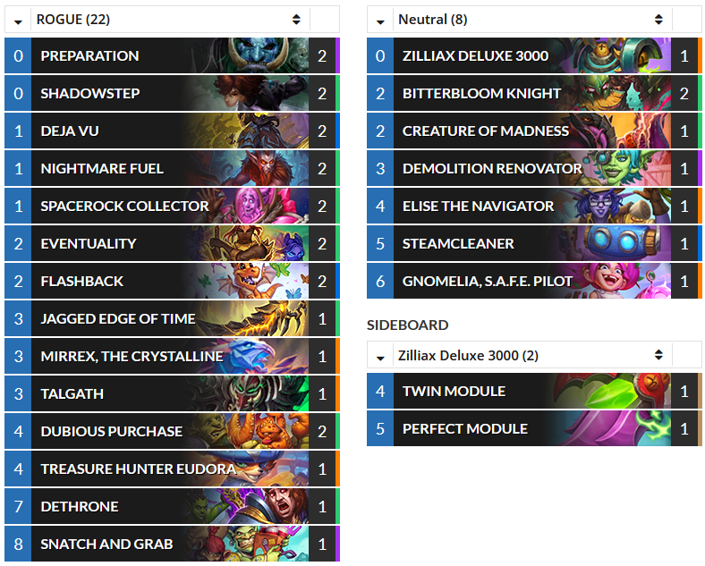 HSTopDecks's tweet photo. (Standard) @shiinamahiru_hs's #1 Legend Imbue Rogue. https://t.co/zO9mGsbtZX #Hearthstone #HS_ROG https://t.co/9XixazFU4q