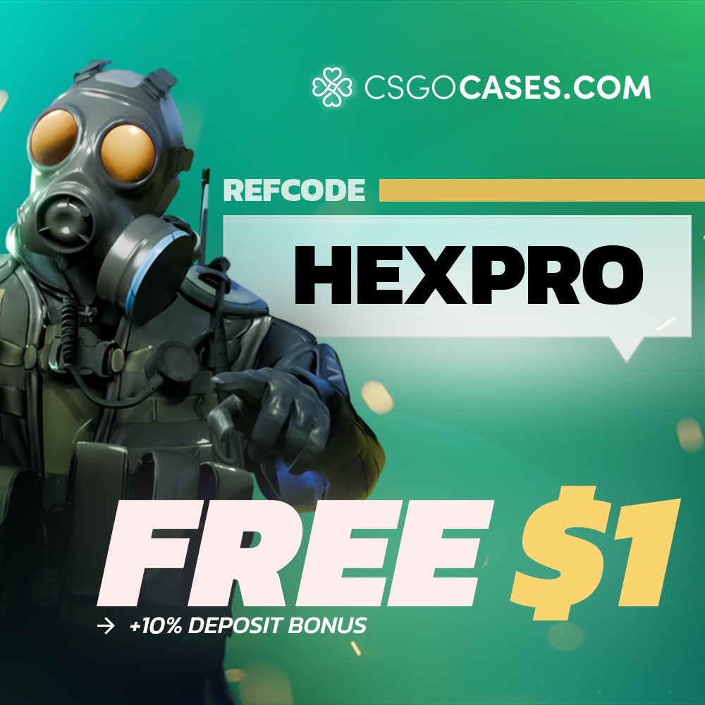 HEXPROcsgo's tweet photo. 🔥 FREE $1 + DEPOSIT BONUS 🔥

Want FREE skins? 👀

Go to csgocases and use
💎 REFCODE: HEXPRO 💎
🎁 Get $1 FREE for case opening
💰 Unlock a deposit bonus
🎯 Open cases &amp; pull skins for FREE

Low risk. High potential. Big drops. 🔥
#CS2 #CSGO #CaseOpening #CS2Skins #FreeSkins https://t.co/kOnNzvD9ZD