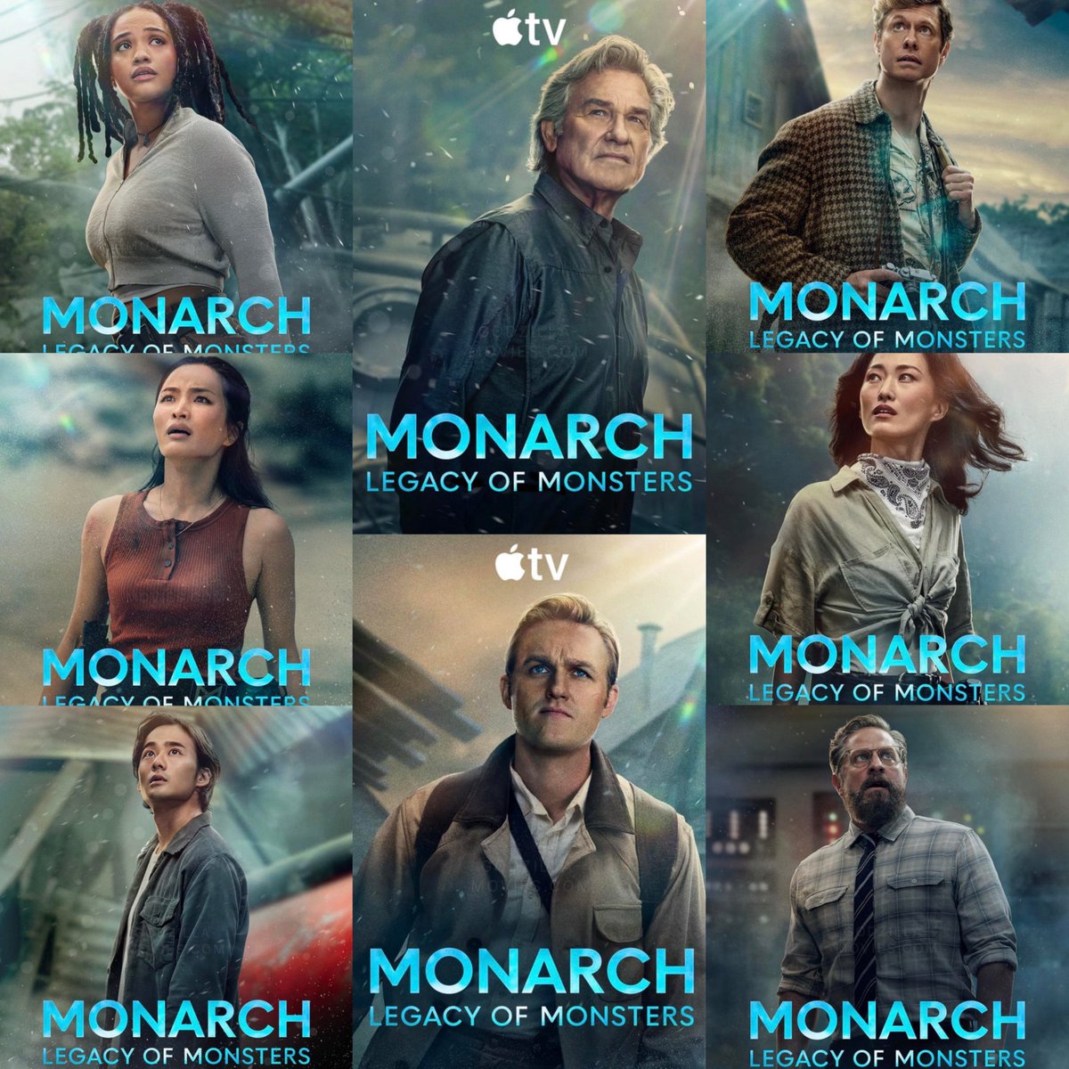 🚨 ‘Monarch: Legacy of Monsters’ season two Character Posters!