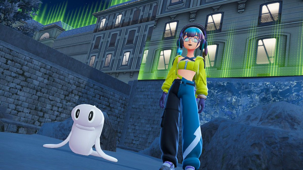 My favorite shalpha... in honor of my rarest shiny in S/V before patch update for dlc to fix outbreaks. Lv 2 dragon encounter sando, jumped in and there she was. I had to get her here!
#PokemonLegendsZA #vtuber