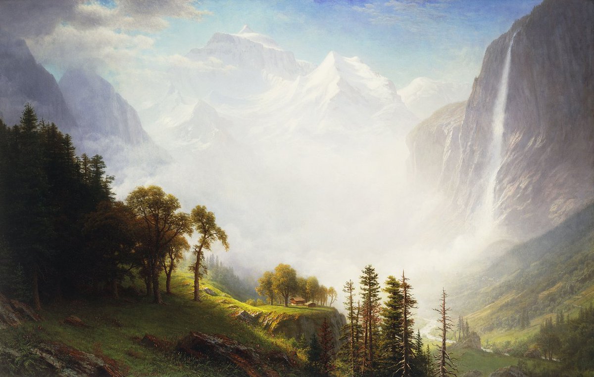 On Saturdays we post Bierstadt 

- Majesty of the Mountains, c. 1853
