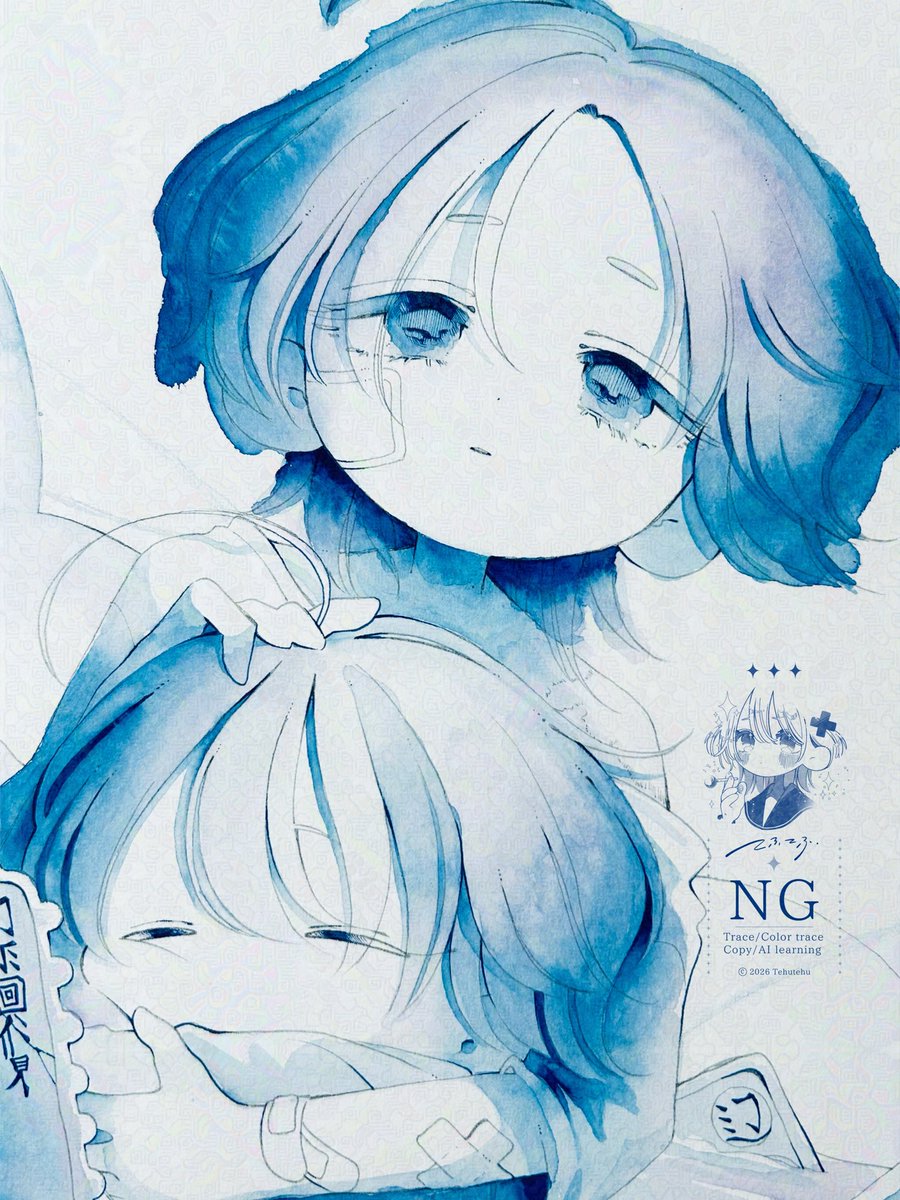 Post by てふてふ🧊個展4/4-11 on X: 描いてます！