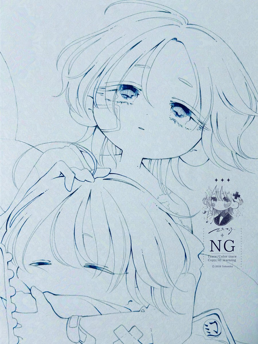 Post by てふてふ🧊個展4/4-11 on X: 描いてます！