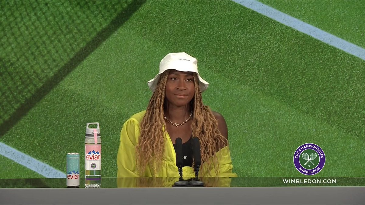 closteball's tweet image. Wimbledon press conferences are kinda like the tennis equivalent of that one french show with good lighting