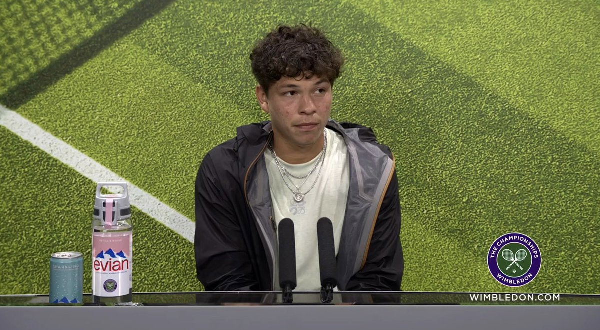 closteball's tweet image. Wimbledon press conferences are kinda like the tennis equivalent of that one french show with good lighting