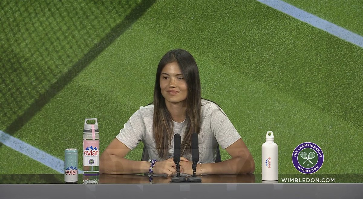 closteball's tweet image. Wimbledon press conferences are kinda like the tennis equivalent of that one french show with good lighting