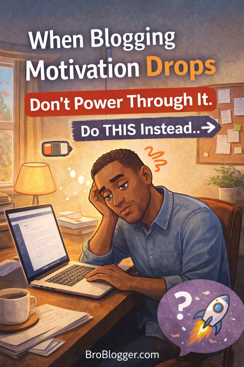 LarryMcc's tweet photo. This post breaks down how your blog strategy should actually change when energy is low, what to stop forcing, and what to focus on instead so your blog keeps growing.

#BloggingMotivation #BlogStrategy #BloggingMindset #GrowYourBlog #ContentCreatorTips

https://t.co/tFnfsLUOD6 https://t.co/hGXP1sDMLW