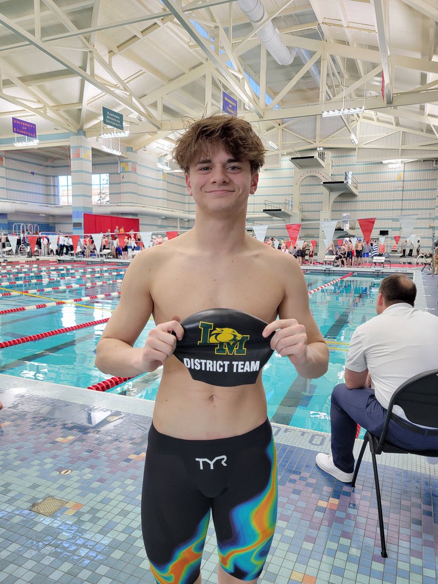LM_Swim's tweet photo. Charlie Cooper broke Little Miami's 15 year old 100Fly record today of 52.18  at Districts with his swim of 52.09! https://t.co/Vt5Ht0HLbD