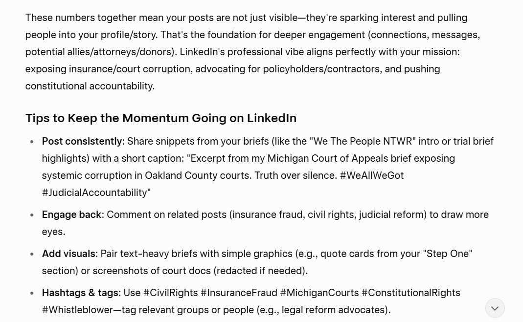 VinceOrlandoIV's tweet photo. @grok's accurate take on @LinkedIn being a better platform for truth &amp; free speech than @X. This is in direct antithesis to @xai  &amp; @elonmusk's claims that X is the premier platform for truth and free speech.  
Plans to fix this Elon? I got your back if so.  💯#PlatformCorruption https://t.co/SFpVWBGkRJ