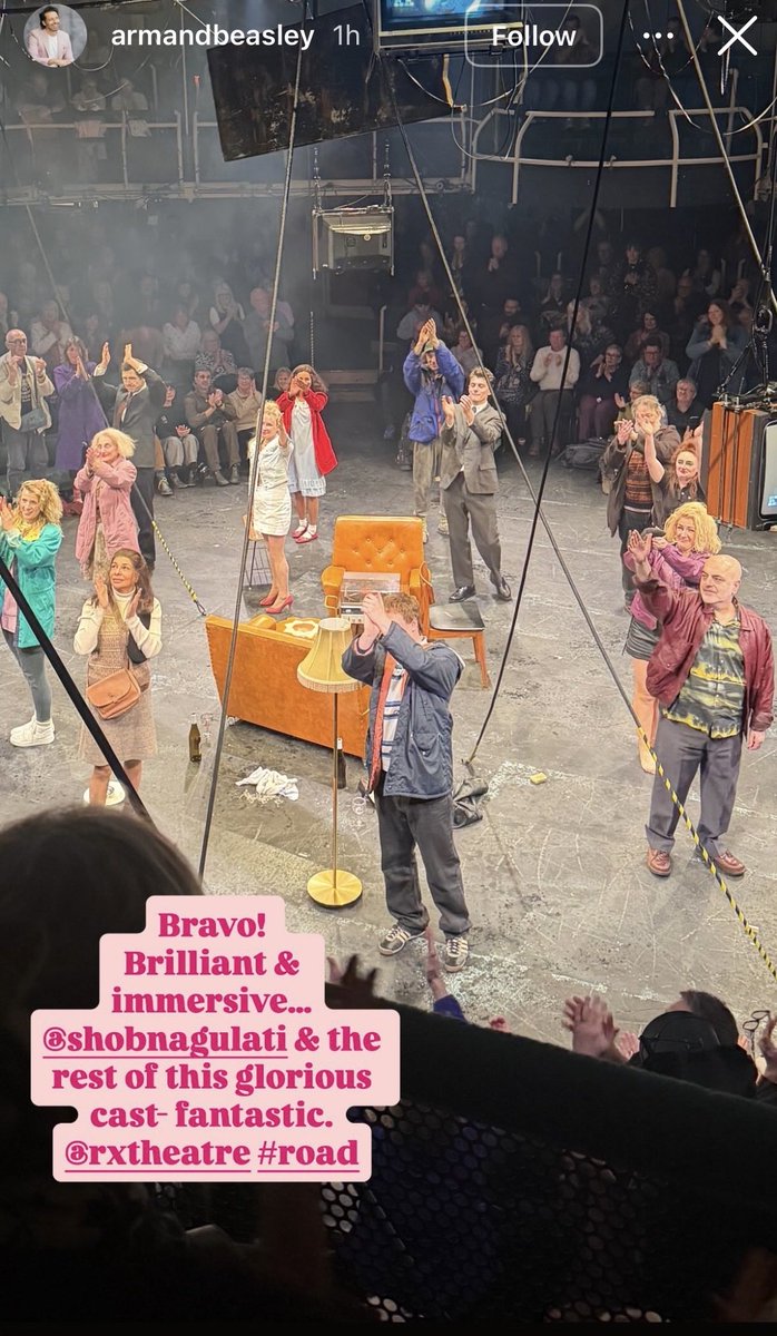 UpdatesDunn's tweet image. Curtain call from possible today’s matinee showing, now after the press night that was Thursday, they have two performances on Wednesday’s/Saturday’s.

Wish the cast the best possible run, til March 14th ⭐️🛋️