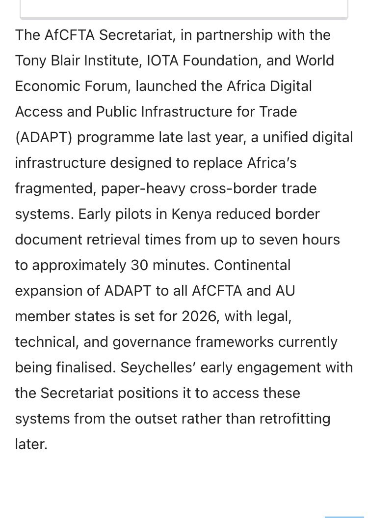 #IOTA 🤝 Seychelles 🇸🇨 

newsghana.com.gh/afcfta-chief-o…

#ADAPT