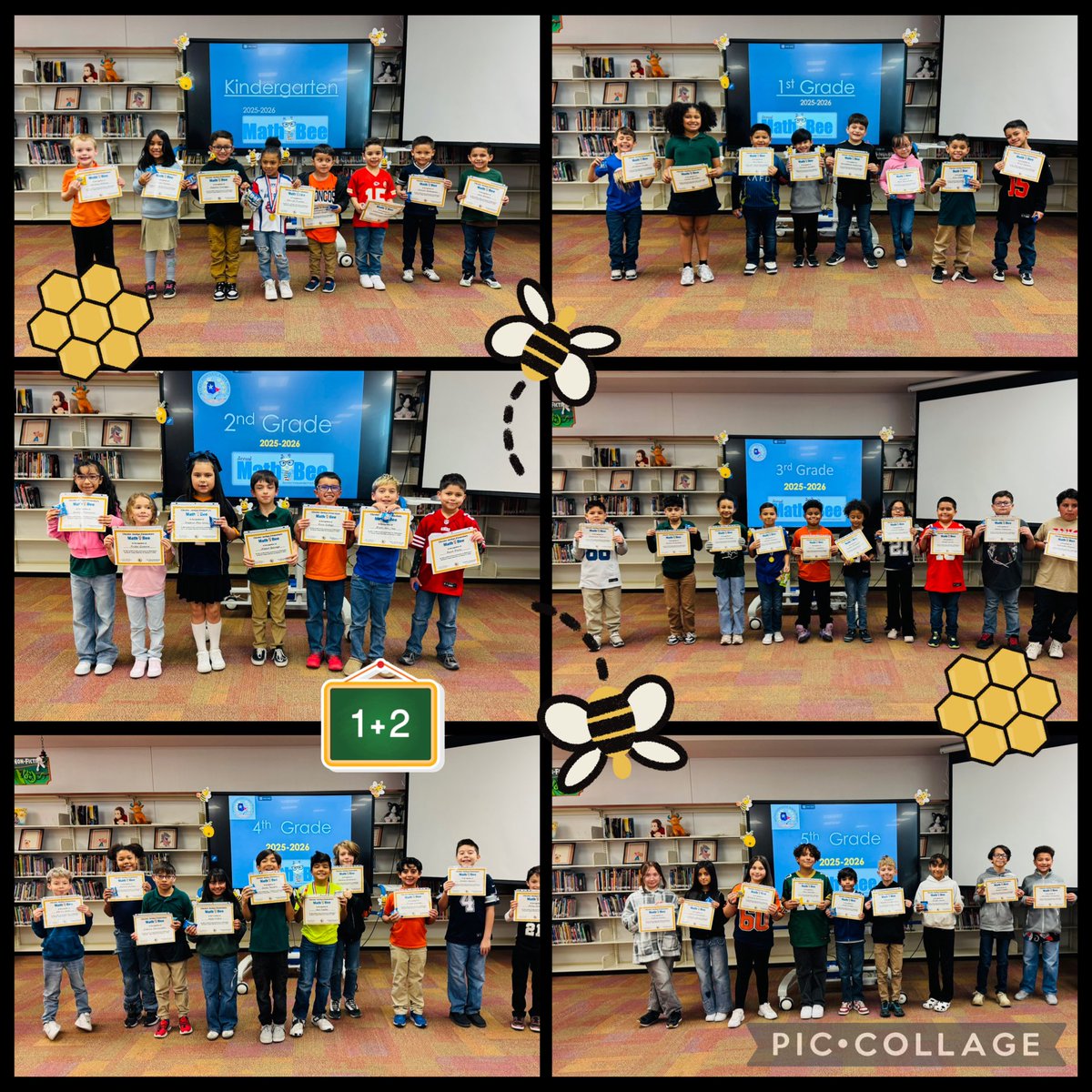 MFlores_CJES's tweet image. So incredibly proud of our Campus Math Bee participants! 🐝➕➗Our students showed confidence, and true problem-solving skills. A huge congratulations to our 1st place winners who will be representing Chester Jordan at the district level! #TeamSISD #MathBee