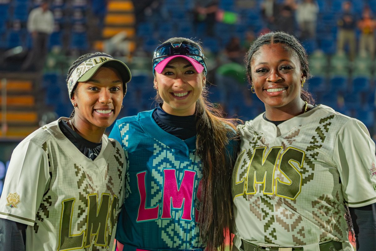 All-Star shine has no borders 🇺🇸✨🇲🇽

Our 3️⃣ Smoke standouts making their mark in Mexico at the first ever LMS All-Star game🌟🥎

#TresAmigas || #AllTheSmoke 💨