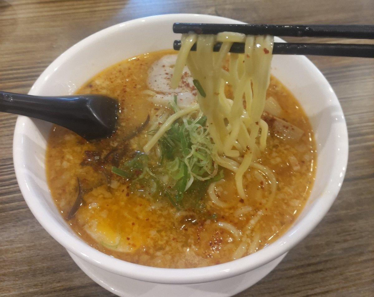 今夜のシメはドンちゃんの地獄ラーメン

辛かったです