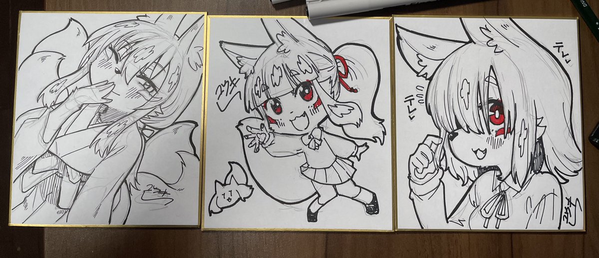 三姉妹1組できたヽ(*^ω^*)ノ本当は四姉妹なんだけどね・・・ 