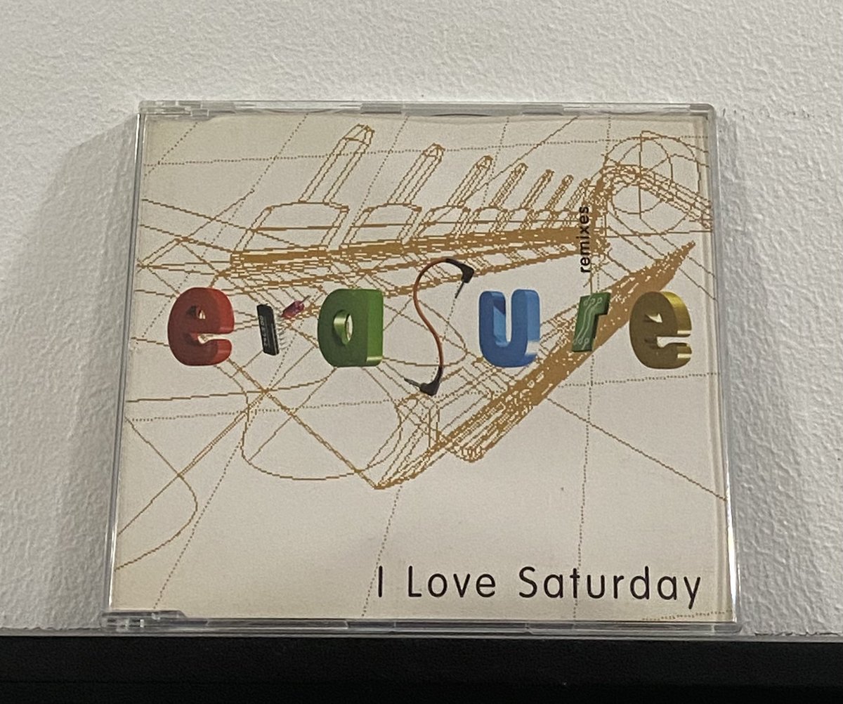 February 21, 2026 “I Love Saturday” (Remixes) - Erasure (CD Single