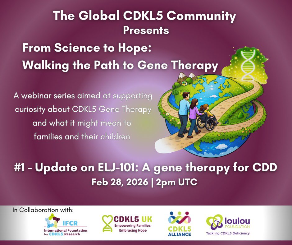 Cure CDKL5 tweet media