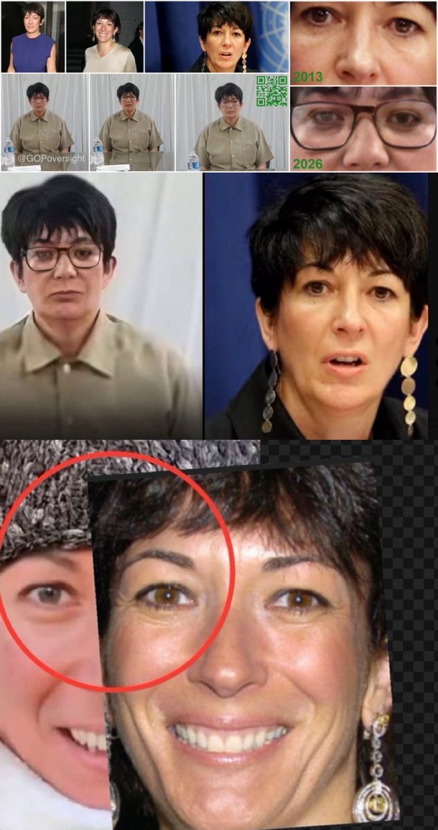 🇺🇸 How is it possible that this random woman looks more like Ghislaine … than the Ghislaine held in prison?
