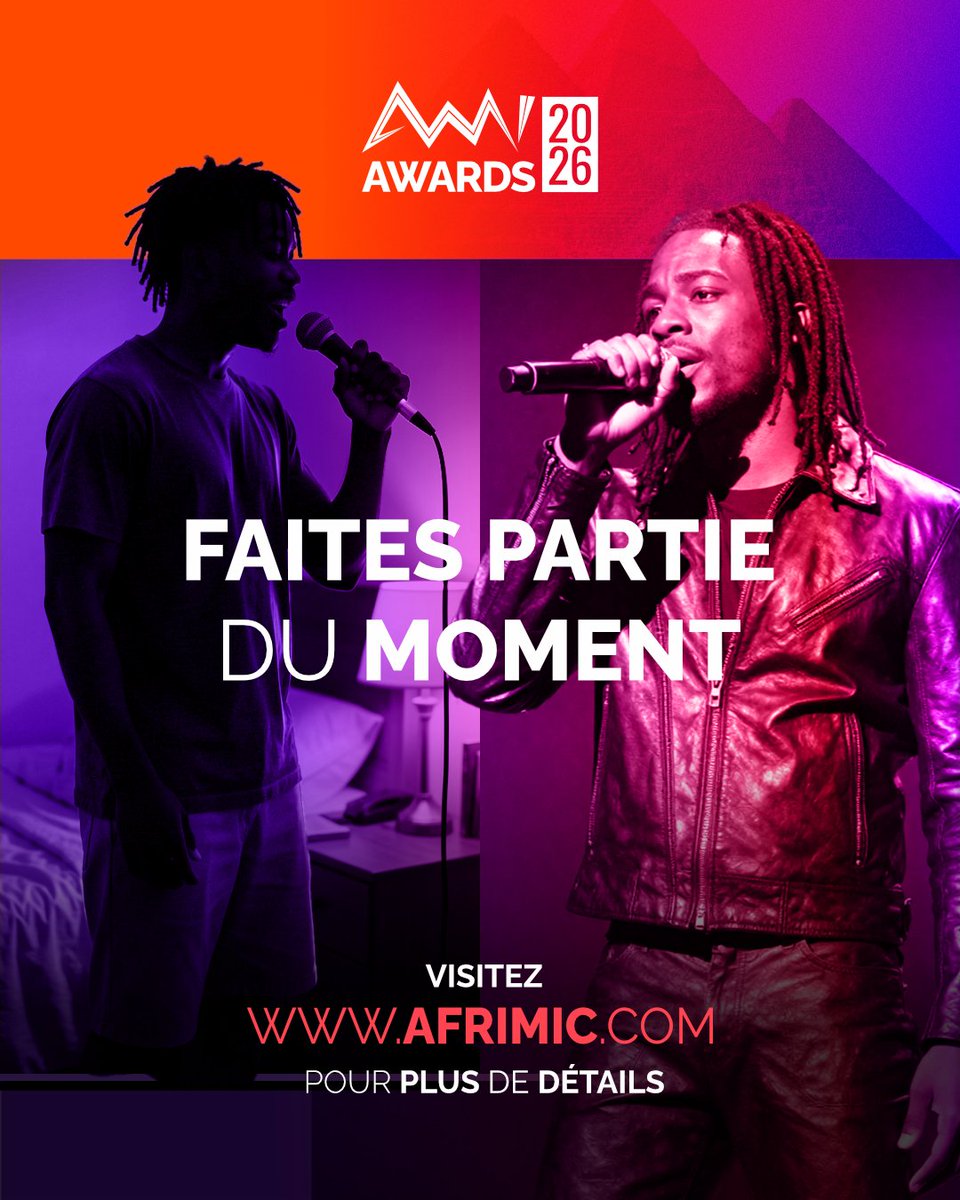 ami_rdcongo's tweet photo. UNE OPPORTUNITÉ.
54 NATIONS.
1 ICÔNE. ⏳
Les candidatures #AMI2026 ouvrent bientôt !
🎤 RDC, êtes-vous prêt(e) à devenir l’Artiste de l’Année ? 🏆🔥
Infos 👉 https://t.co/6SOyspeyUe
Partenaires: Afropeenne | Omony l Tempro l XPiCS
#AfricanMusicIcons #AMIRDC #ThisIsAMI https://t.co/8bP0Ryx9kY