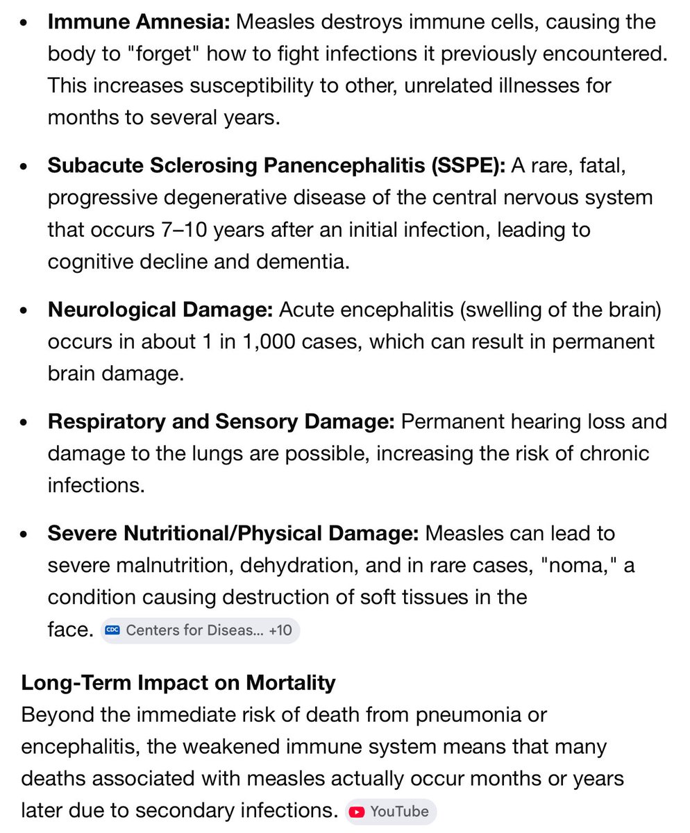 AliciaLalone's tweet photo. @JamesTate121 Huge reminder of all the #neurological damage that #Measles causes for the rest of your life, and of course shortened life expectancy. #SCNews #Measles #USPublicHealthFail #RFKFAIL RT https://t.co/z3IgFrutsm