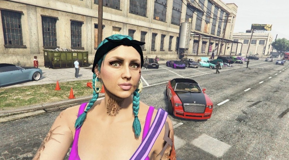 emily_graci's tweet photo. Does my GTA character look like me? 😂 #GTA #ps5 #gamergirl #carmeet #gtamods https://t.co/6epEyXhDIp