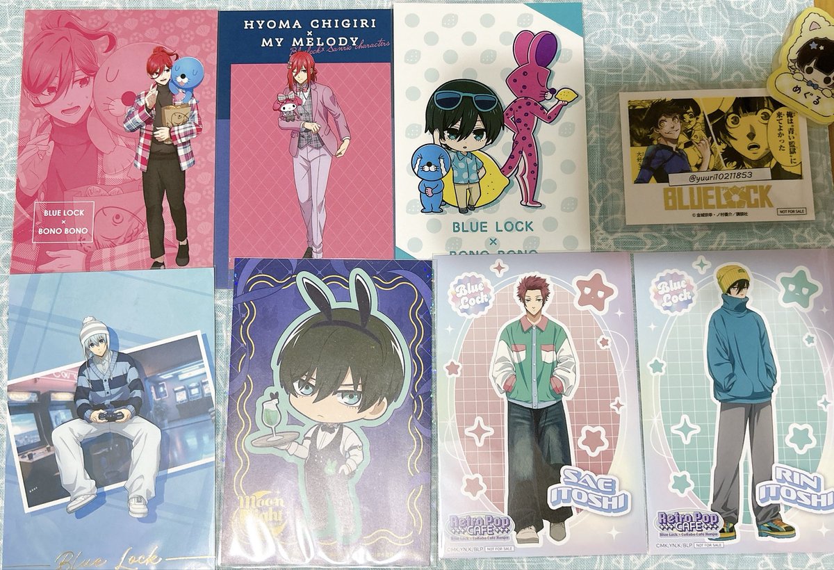 1 ブルーロック ブルロ まねきねこ カラオケ ポストカード 特典