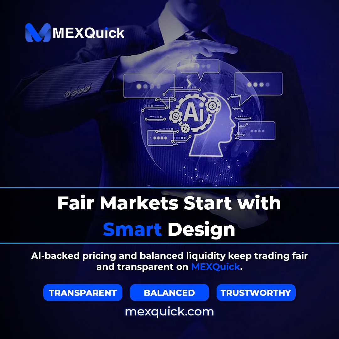 mexquick__mys's tweet photo. MEXQuick delivers trading built on clarity and trust With intelligent pricing and balanced liquidity.
 
#MEXQuick #Transparent #Web3 https://t.co/jSNVGbx6ea
