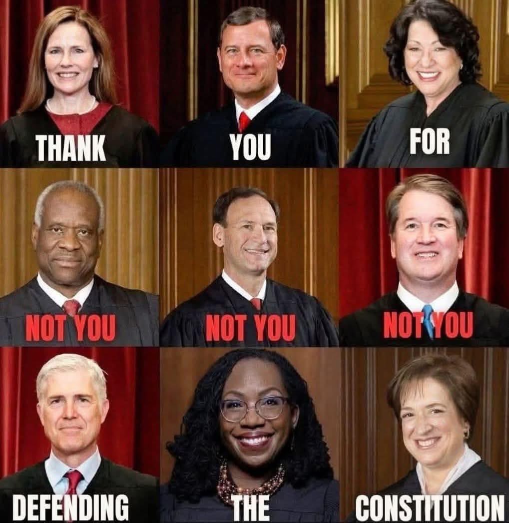 The Constitution isn’t a suggestion. It’s the contract.

Some stood their ground and honored it. Others folded when it mattered most. History keeps receipts—even when the news cycle doesn’t.

The robe doesn’t grant honor. The decisions do. 🇺🇸