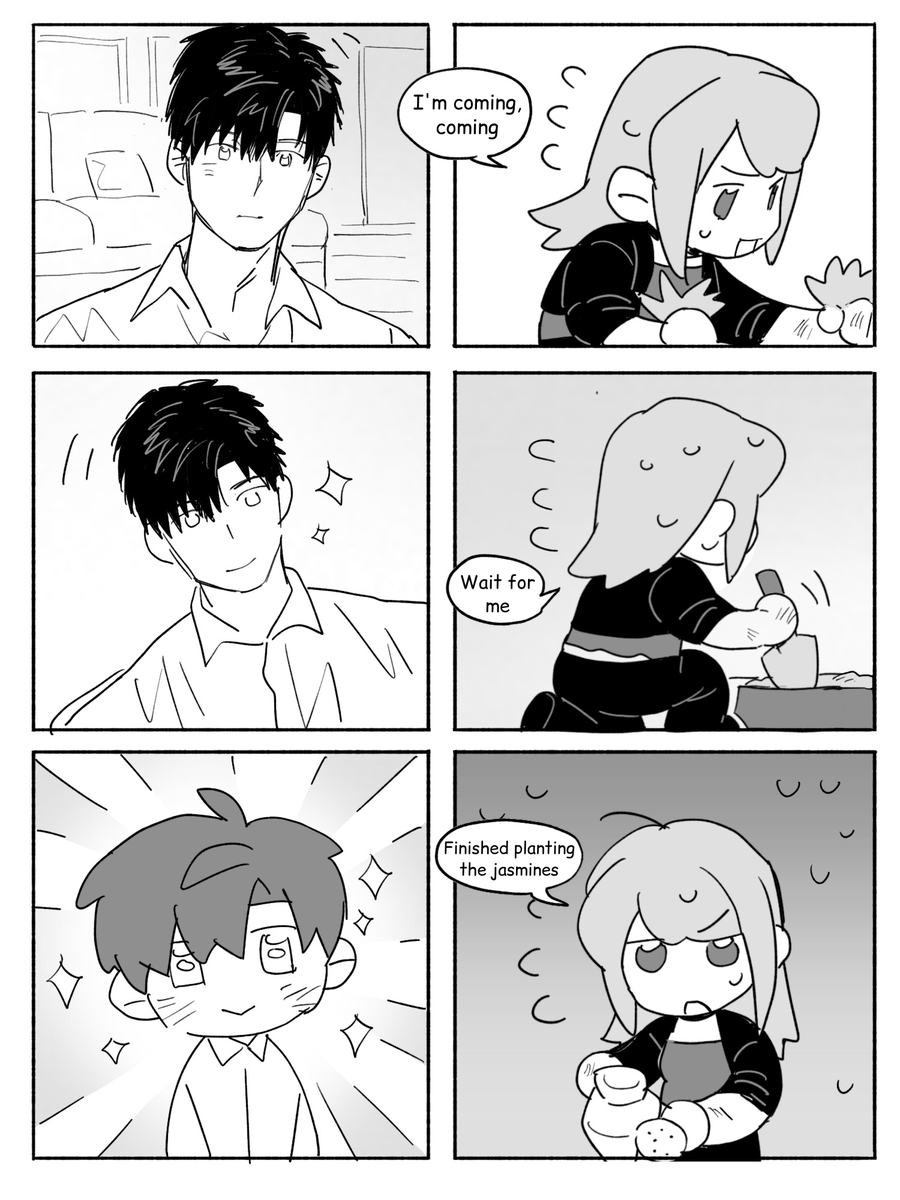 PhuongPhuong_15's tweet image. When you’ve just come home and your husband (clingy kitty) Zayne is here to welcome you (for cuddles) 🥺
But the first thing you have to do is…

(Page 1-2/3)
Credit 伊伊伊伊伊利
Translation by me. Do not repost without permission
#Zayne #LoveandDeepspace #黎深 #恋与深空