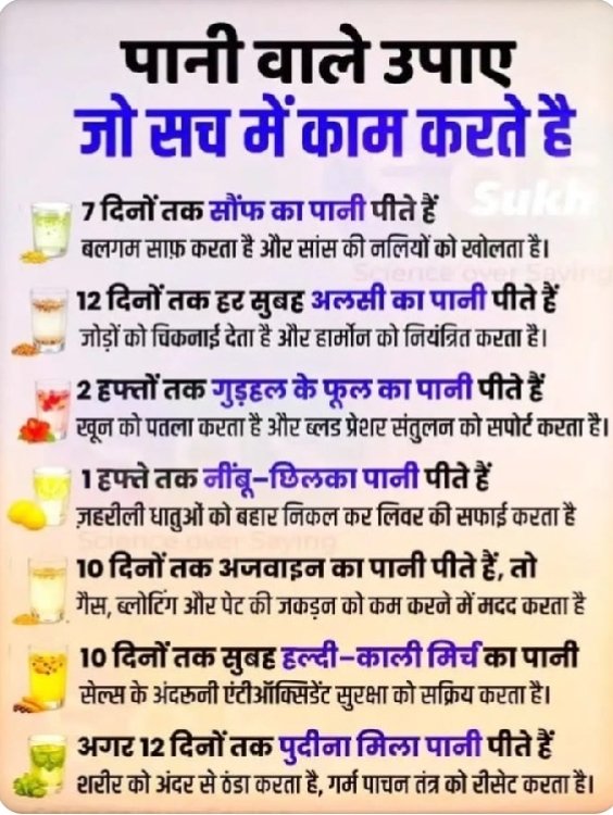 पानी पीने वाले उपाय जो सच में काम करते हैं