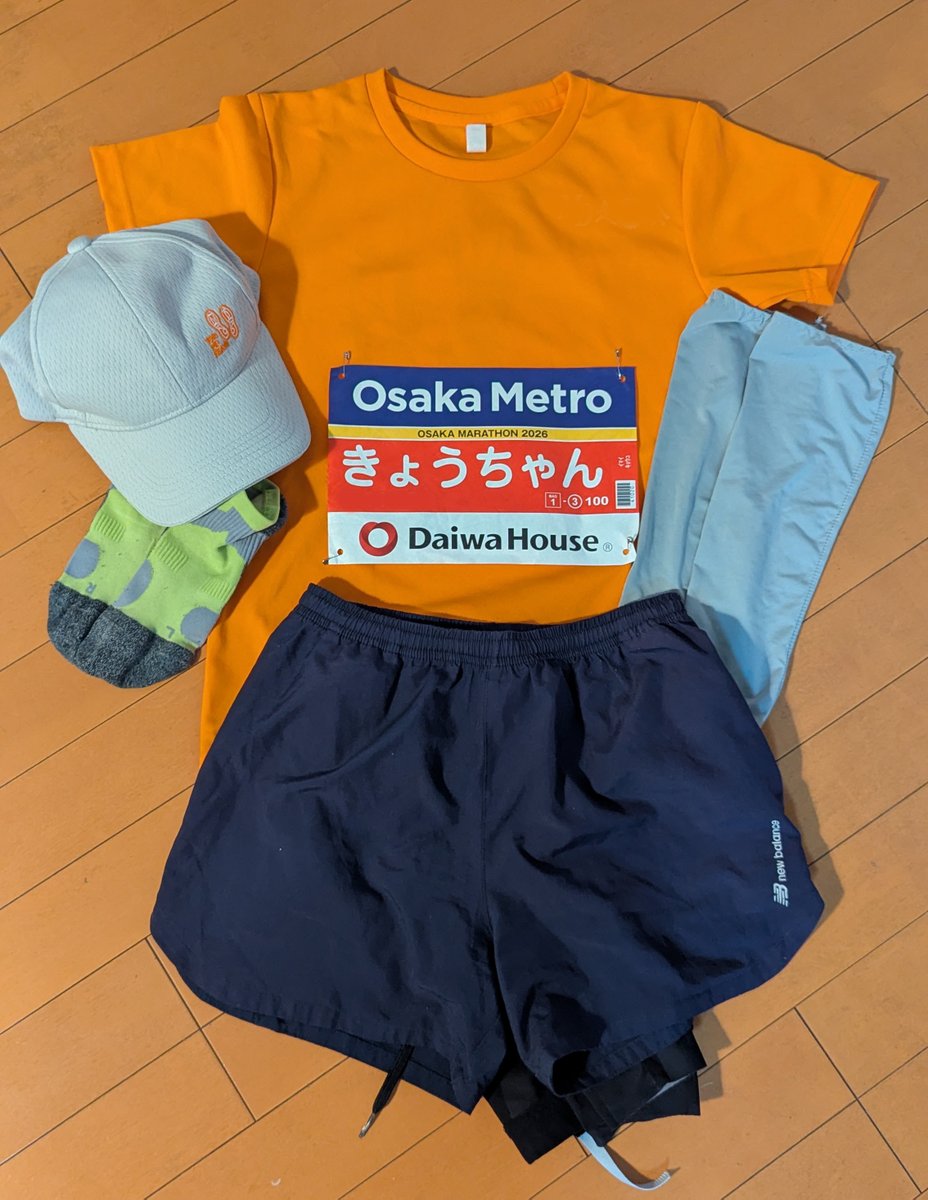 7777sunrise's tweet photo. 練習あんまりできてないし
明日20度くらいまで上がるらしいんで
かなりヤバいけど
大阪マラソン走ってきますー！

がんばろ。 https://t.co/uAM3rXMnVo