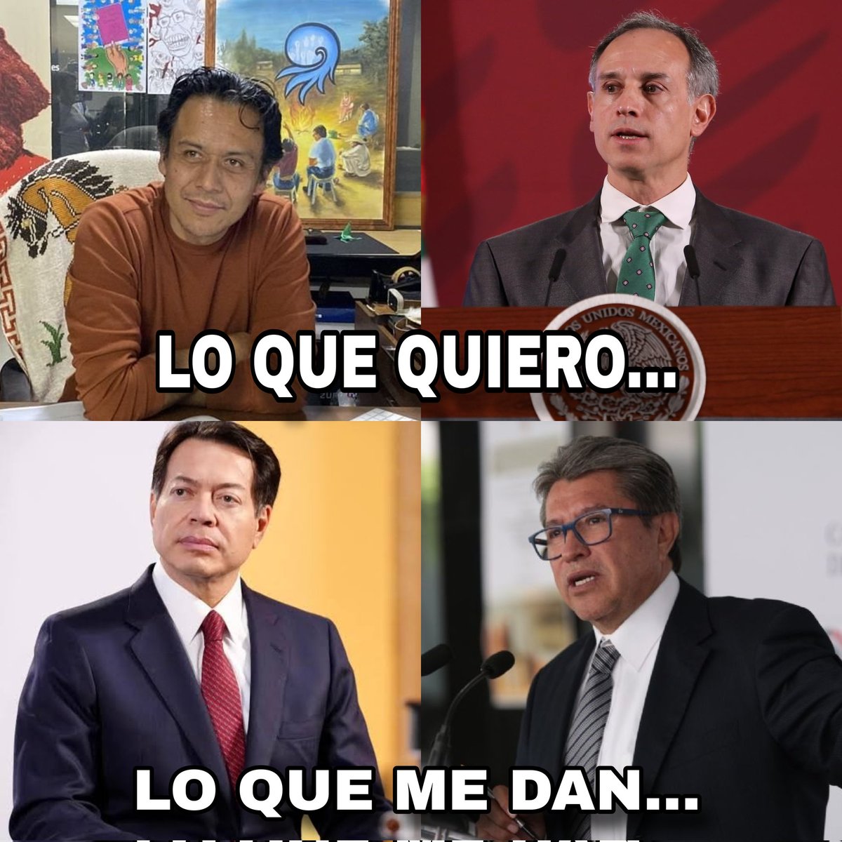 Funcionarios de izquierda que defienden principios/Funcionarios neoliberales y corruptos que defienden intereses creados.