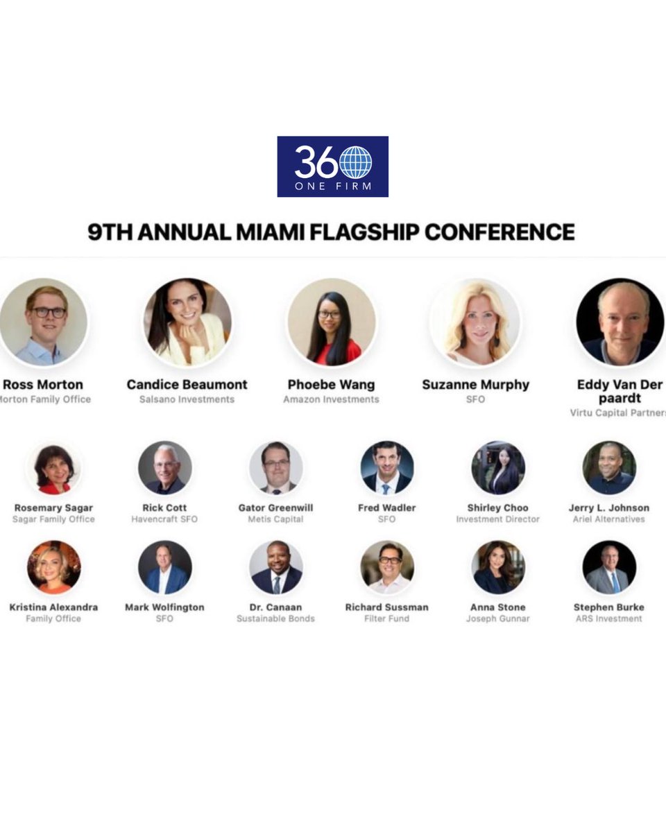 FilterFundVC's tweet photo. Excited to be speaking at the 360 One Firm (361Firm)  Miami Flagship Family Office Conference this week along with many others to discuss many topics like Responsible AI and Innovative Health Solutions. https://t.co/JnP6GDBzP6