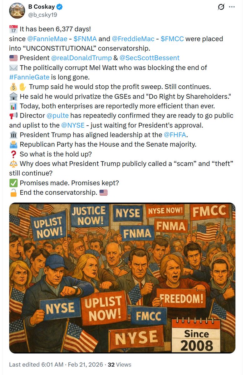 Mr. President - DO IT NOW ! 6,377 days Govt HOSTAGE !