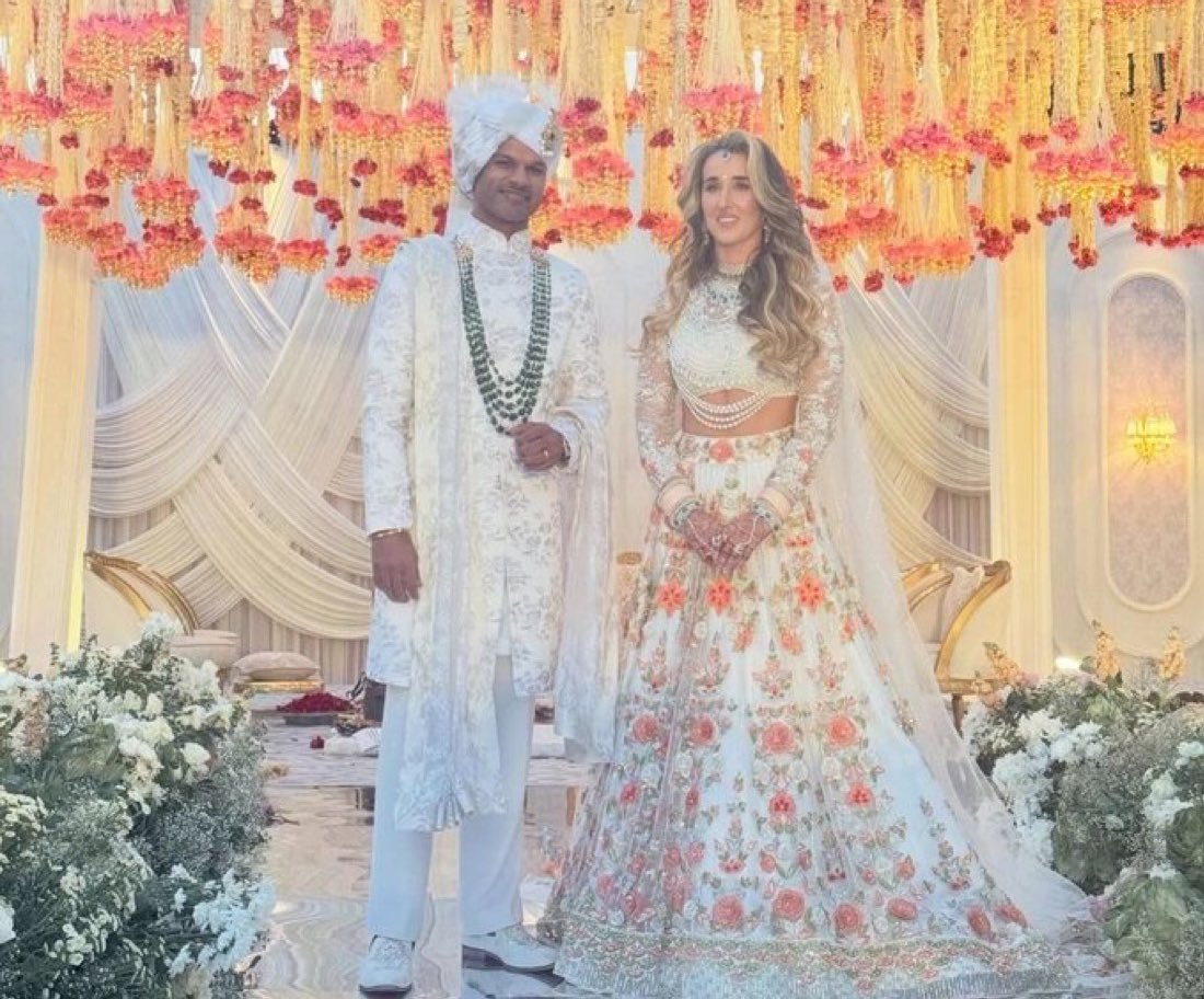 DivzRavat's tweet photo. Congratulations Shikhar Dhawan and Liam Livingston
#SIKHAR #marriage https://t.co/qhpzY65vrp